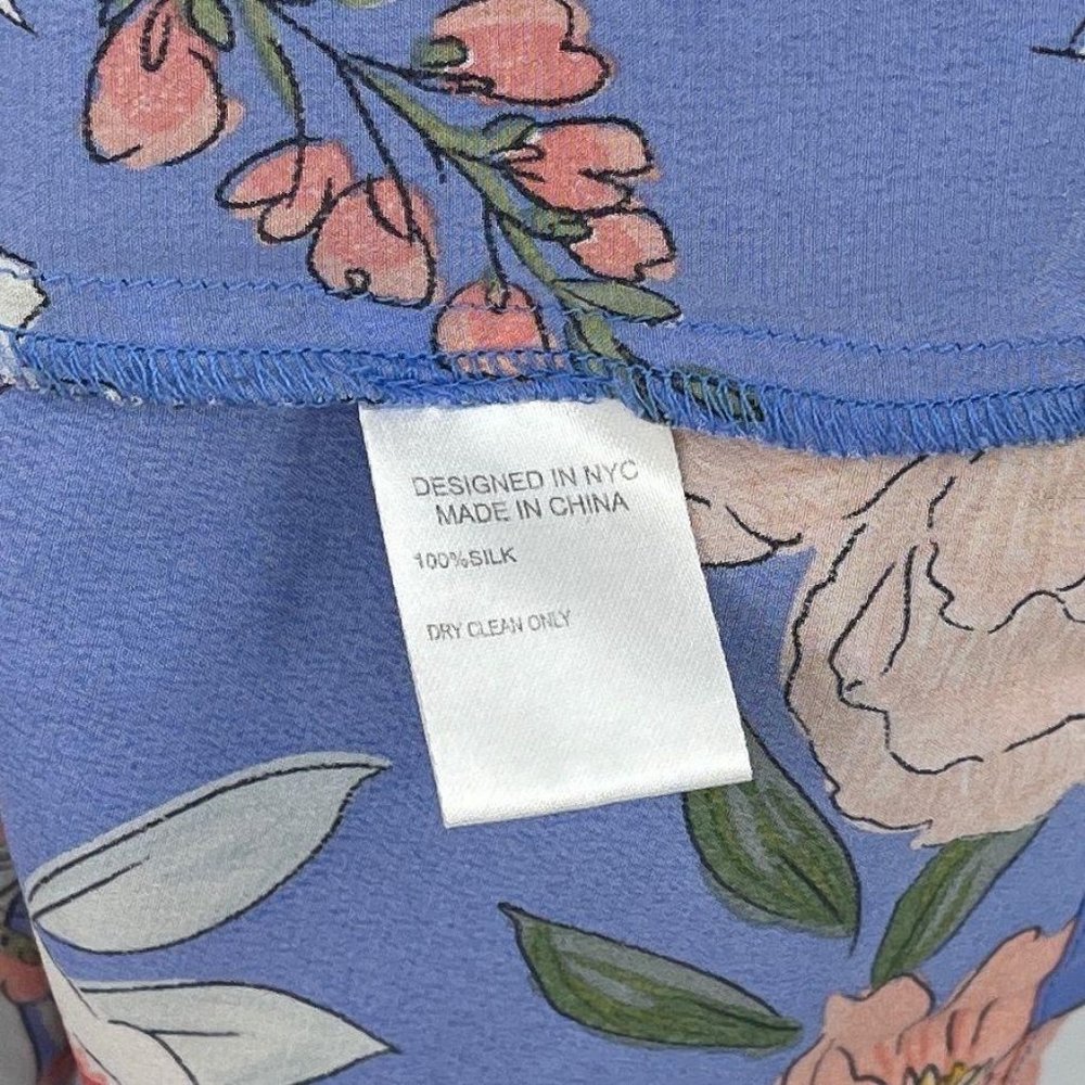 SOLD Yumi Kim Floral Rainforest Peri Rise Shine Blouse - Picture 8 of 9